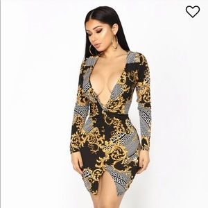 Fashion Nova “Twist and Turn Up Dress”